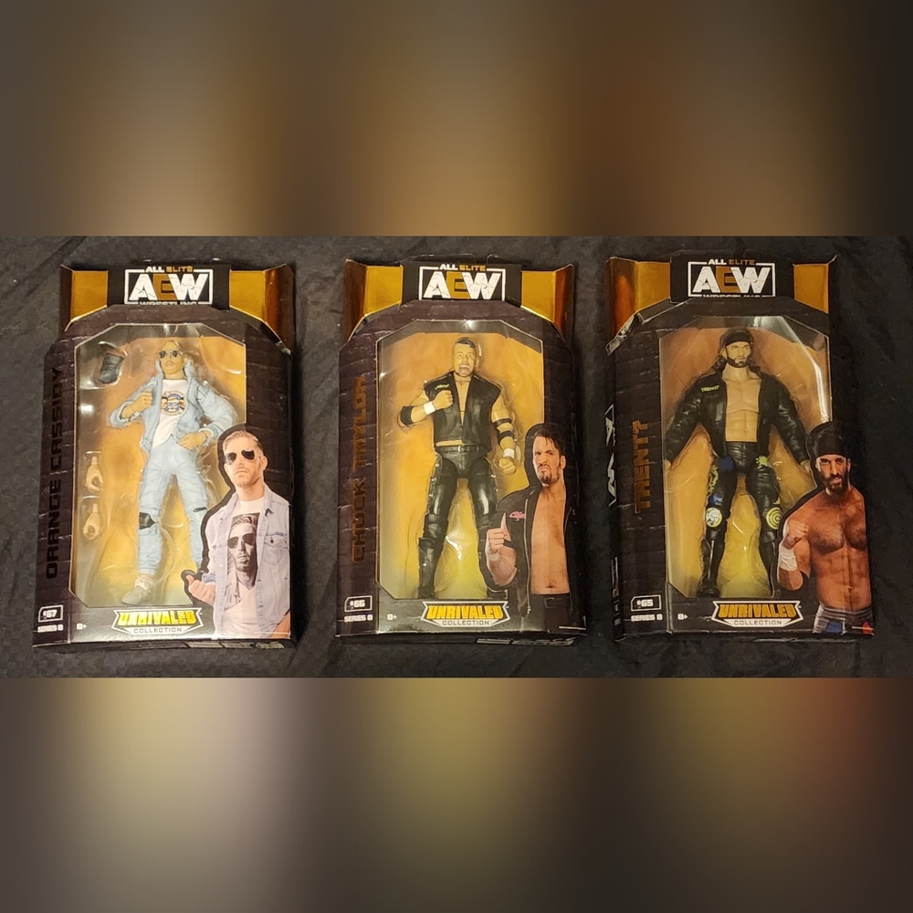AEW Best Friends Lot Orange Cassidy, Trent? & Chuck Taylor